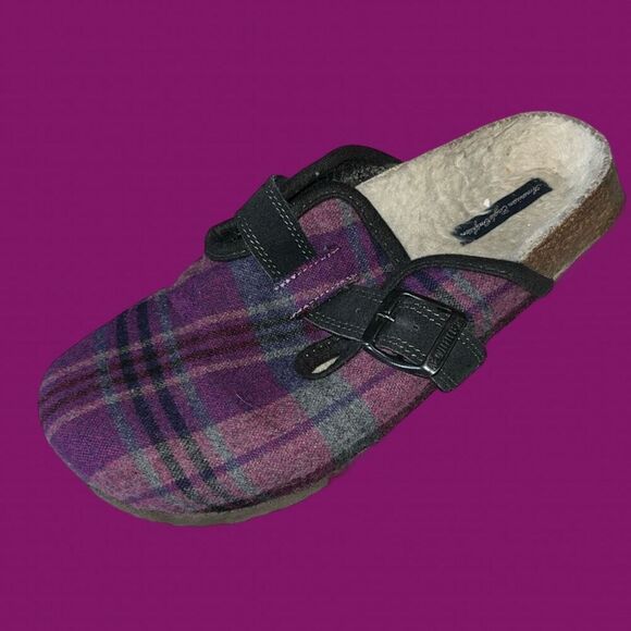 American Eagle AE Fleece Sherpa Clogs Size 5 - Picture 1 of 5